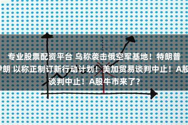 专业股票配资平台 乌称袭击俄空军基地！特朗普威胁再袭伊朗 以称正制订新行动计划！美加贸易谈判中止！A股牛市来了？