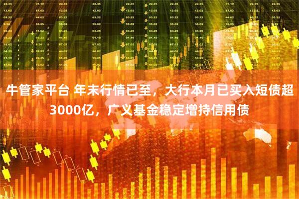牛管家平台 年末行情已至，大行本月已买入短债超3000亿，广义基金稳定增持信用债